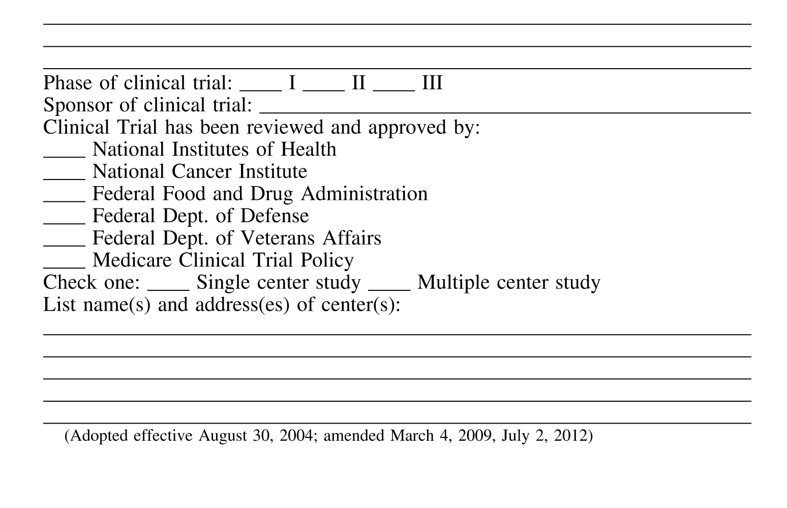 Image of Form Request For Authorization of Coverage (continued)