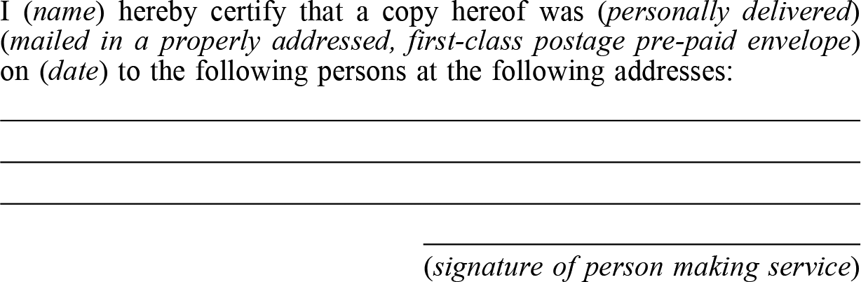 Image of Contested Case Filing, Service, and Form of Pleading